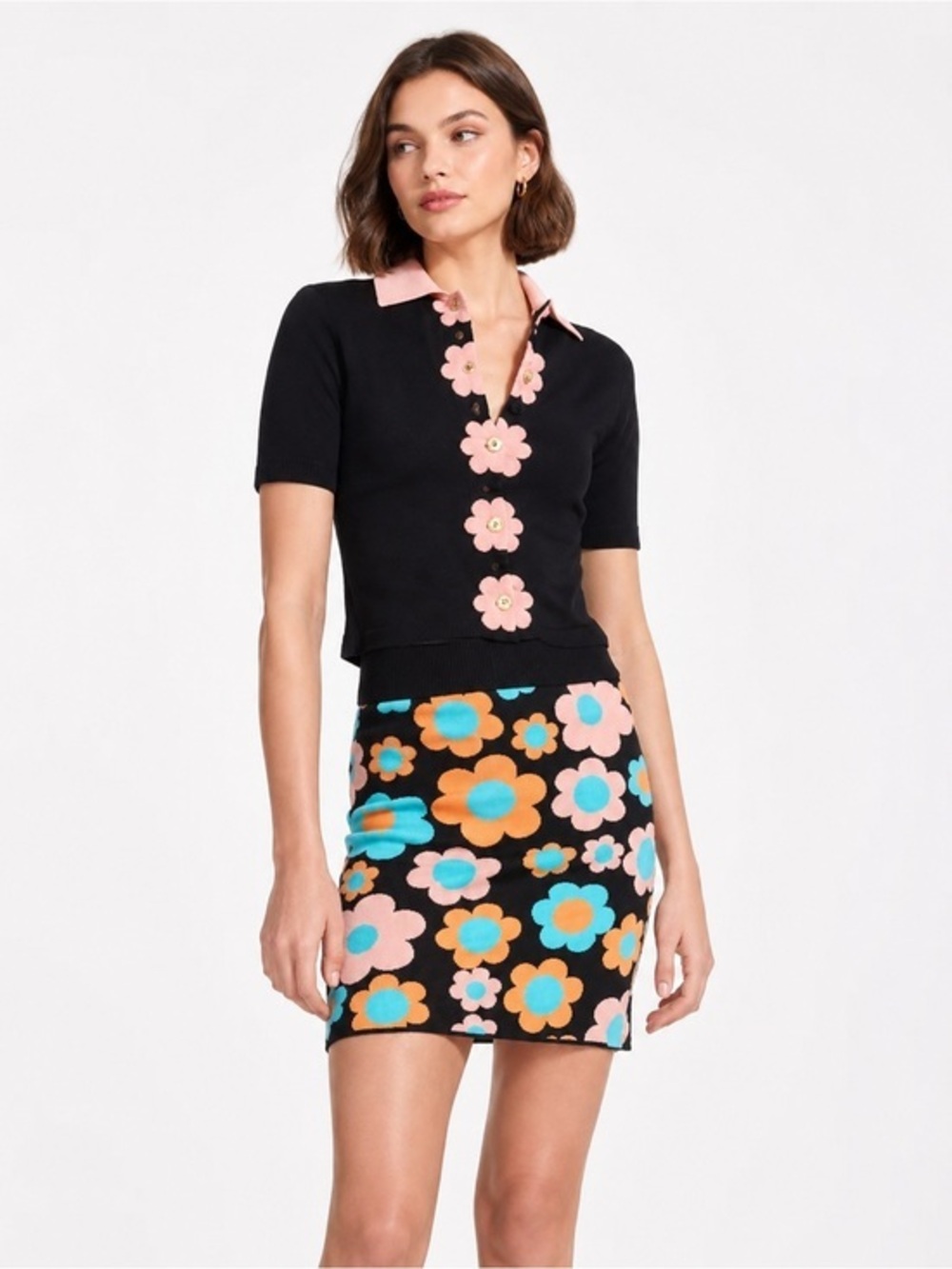 STAUD Floral Mini Skirt 💕